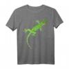 Grüner Gecko Reptilien-Design T-Shirt für Liebhaber der kriechenden Eidechsen, Amphibien und Herpetologie