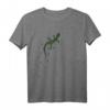 Retro Echsen Spuren Kunst | Salamander Gecko T-Shirt – Lässiges Vintage Grunge Design für Reptilien- und Amphibien-Liebhaber, perfekt als Geschenk