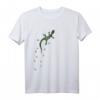 Retro Echsen Spuren Kunst | Salamander Gecko T-Shirt – Lässiges Vintage Grunge Design für Reptilien- und Amphibien-Liebhaber, perfekt als Geschenk