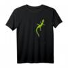 Für Echsen & Reptilien Fans Kletternder Salamander Gecko T-Shirt - Perfekt für Reptilienliebhaber & Terrarien-Enthusiasten