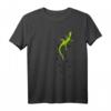 Für Echsen & Reptilien Fans Kletternder Salamander Gecko T-Shirt - Perfekt für Reptilienliebhaber & Terrarien-Enthusiasten