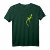 Für Echsen & Reptilien Fans Kletternder Salamander Gecko T-Shirt - Perfekt für Reptilienliebhaber & Terrarien-Enthusiasten