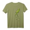 Für Echsen & Reptilien Fans Kletternder Salamander Gecko T-Shirt - Perfekt für Reptilienliebhaber & Terrarien-Enthusiasten