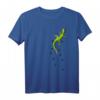 Für Echsen & Reptilien Fans Kletternder Salamander Gecko T-Shirt - Perfekt für Reptilienliebhaber & Terrarien-Enthusiasten