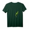 Damen Reptilien & Echsen Fans T-Shirt mit Kletterndem Gecko und V-Ausschnitt – Perfekt für Gecko-Liebhaber & Naturfreunde