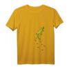 Damen Reptilien & Echsen Fans T-Shirt mit Kletterndem Gecko und V-Ausschnitt – Perfekt für Gecko-Liebhaber & Naturfreunde