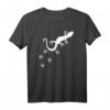 Gecko Spuren T-Shirt für Reptilienfans - Klassisches Tiermotiv mit Fußabdrücken, ideal für Natur- und Tierliebhaber