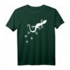 Gecko Spuren T-Shirt für Reptilienfans - Klassisches Tiermotiv mit Fußabdrücken, ideal für Natur- und Tierliebhaber