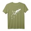 Gecko Spuren T-Shirt für Reptilienfans - Klassisches Tiermotiv mit Fußabdrücken, ideal für Natur- und Tierliebhaber