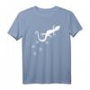 Gecko Spuren T-Shirt für Reptilienfans - Klassisches Tiermotiv mit Fußabdrücken, ideal für Natur- und Tierliebhaber