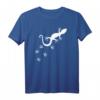 Gecko Spuren T-Shirt für Reptilienfans - Klassisches Tiermotiv mit Fußabdrücken, ideal für Natur- und Tierliebhaber