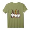 3 Nordic Gnome Animal Print T-Shirts mit Leopard, Gepard & Tiger Streifen - Skandinavischer Gnome mit Dschungel-Twist