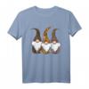 3 Nordic Gnome Animal Print T-Shirts mit Leopard, Gepard & Tiger Streifen - Skandinavischer Gnome mit Dschungel-Twist