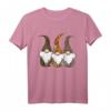 3 Nordic Gnome Animal Print T-Shirts mit Leopard, Gepard & Tiger Streifen - Skandinavischer Gnome mit Dschungel-Twist