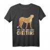 Just a girl who loves Cheetahs - Gepard T-Shirt für Mädchen und Jungen, Klassisch geschnitten, ideal als Geschenk für Tierliebhaber