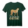Just a girl who loves Cheetahs - Gepard T-Shirt für Mädchen und Jungen, Klassisch geschnitten, ideal als Geschenk für Tierliebhaber