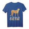 Just a girl who loves Cheetahs - Gepard T-Shirt für Mädchen und Jungen, Klassisch geschnitten, ideal als Geschenk für Tierliebhaber