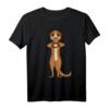 Erdmännchen Liebe Kinder Mädchen Damen T-Shirt – Lustiges Tiermotiv für Halloween, Weihnachten & Geburtstag für Kinder und Tierliebhaber