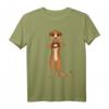 Erdmännchen Liebe Kinder Mädchen Damen T-Shirt – Lustiges Tiermotiv für Halloween, Weihnachten & Geburtstag für Kinder und Tierliebhaber