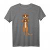 Erdmännchen Liebe Kinder Mädchen Damen T-Shirt – Lustiges Tiermotiv für Halloween, Weihnachten & Geburtstag für Kinder und Tierliebhaber