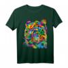 Buntes Leopard gepard Geometrisches Fauna Pop Art T-Shirt - Trendiges Tiermotiv für Mode- und Kunstliebhaber