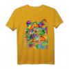 Buntes Leopard gepard Geometrisches Fauna Pop Art T-Shirt - Trendiges Tiermotiv für Mode- und Kunstliebhaber