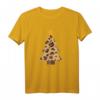 Cooles Weihnachtsbaum Leopard Gepard Fell Muster T-Shirt – Lustiges Tiermuster für Weihnachtsfeier, Advent & Geschenkidee