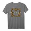 HapFrog Mickey Mouse T-Shirt in Gold mit Geparden-Druck - Lizenzierte Geburtstagsbekleidung