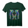 Gepard Top Shirt Bunt Katze Safari Zoo 80's Retro Grafik Cat T-Shirt - Buntes Tiermotiv für Katzenliebhaber und Retro-Fans