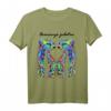 Gepard Top Shirt Bunt Katze Safari Zoo 80's Retro Grafik Cat T-Shirt - Buntes Tiermotiv für Katzenliebhaber und Retro-Fans