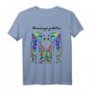 Gepard Top Shirt Bunt Katze Safari Zoo 80's Retro Grafik Cat T-Shirt - Buntes Tiermotiv für Katzenliebhaber und Retro-Fans