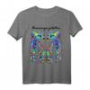 Gepard Top Shirt Bunt Katze Safari Zoo 80's Retro Grafik Cat T-Shirt - Buntes Tiermotiv für Katzenliebhaber und Retro-Fans