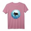 Schildkröte im blauen Ozean - Tauchen, Apnoe & Meer Taucher Design T-Shirt für Wassersportfans und Meerliebhaber
