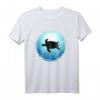 Schildkröte im blauen Ozean - Tauchen, Apnoe & Meer Taucher Design T-Shirt für Wassersportfans und Meerliebhaber
