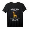 Mein Menschen Kostüm Bin ich eine Giraffe Halloween Outfit T-Shirt – Lustiges Tierkostüm für Damen und Herren