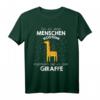 Mein Menschen Kostüm Bin ich eine Giraffe Halloween Outfit T-Shirt – Lustiges Tierkostüm für Damen und Herren