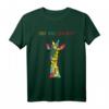 Be Yourself - Buntes Giraffen-Selbstvertrauen T-Shirt für Mut, Individualität und Selbstliebe