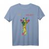 Be Yourself - Buntes Giraffen-Selbstvertrauen T-Shirt für Mut, Individualität und Selbstliebe