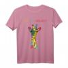 Be Yourself - Buntes Giraffen-Selbstvertrauen T-Shirt für Mut, Individualität und Selbstliebe