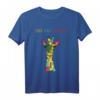 Be Yourself - Buntes Giraffen-Selbstvertrauen T-Shirt für Mut, Individualität und Selbstliebe