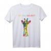 Be Yourself - Buntes Giraffen-Selbstvertrauen T-Shirt für Mut, Individualität und Selbstliebe