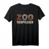 Zoo Tierpfleger T-Shirt mit Leopard, Zebra & Giraffe - Perfektes Geschenk für Zoo-Liebhaber, Tierfans und Zoo-Mitarbeiter zu Weihnachten, Geburtstag & Fasching