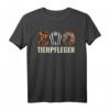 Zoo Tierpfleger T-Shirt mit Leopard, Zebra & Giraffe - Perfektes Geschenk für Zoo-Liebhaber, Tierfans und Zoo-Mitarbeiter zu Weihnachten, Geburtstag & Fasching