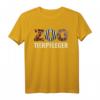 Zoo Tierpfleger T-Shirt mit Leopard, Zebra & Giraffe - Perfektes Geschenk für Zoo-Liebhaber, Tierfans und Zoo-Mitarbeiter zu Weihnachten, Geburtstag & Fasching