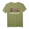 Zoo Tierpfleger T-Shirt mit Leopard, Zebra & Giraffe - Perfektes Geschenk für Zoo-Liebhaber, Tierfans und Zoo-Mitarbeiter zu Weihnachten, Geburtstag & Fasching