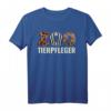 Zoo Tierpfleger T-Shirt mit Leopard, Zebra & Giraffe - Perfektes Geschenk für Zoo-Liebhaber, Tierfans und Zoo-Mitarbeiter zu Weihnachten, Geburtstag & Fasching