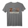 Zoo Tierpfleger T-Shirt mit Leopard, Zebra & Giraffe - Perfektes Geschenk für Zoo-Liebhaber, Tierfans und Zoo-Mitarbeiter zu Weihnachten, Geburtstag & Fasching