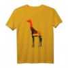 Giraffen T-Shirt für Giraffenliebhaber - Silhouette Design, ideales Geschenk für Tierfans und Naturliebhaber