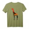 Giraffen T-Shirt für Giraffenliebhaber - Silhouette Design, ideales Geschenk für Tierfans und Naturliebhaber