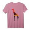 Giraffen T-Shirt für Giraffenliebhaber - Silhouette Design, ideales Geschenk für Tierfans und Naturliebhaber